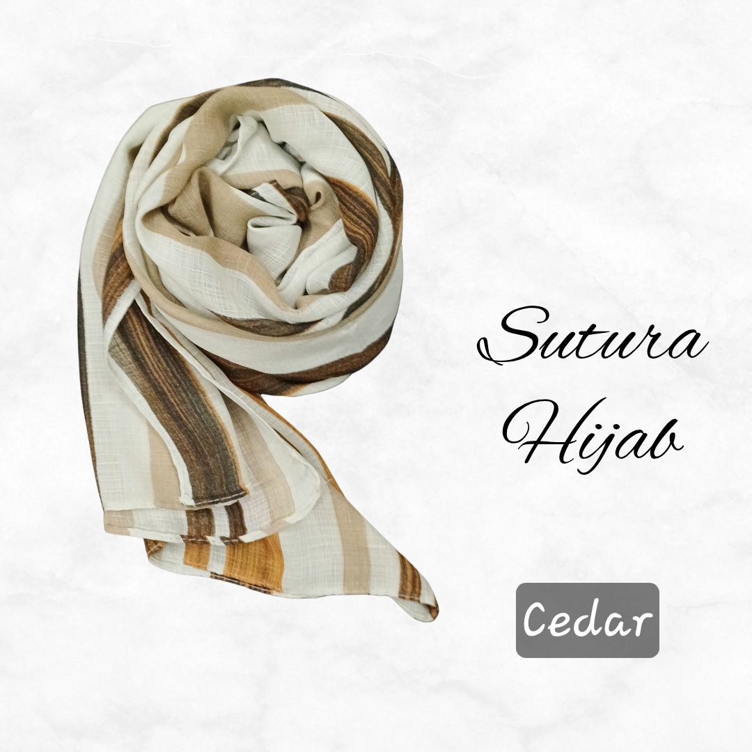Sutura Printed Cedar Hijab