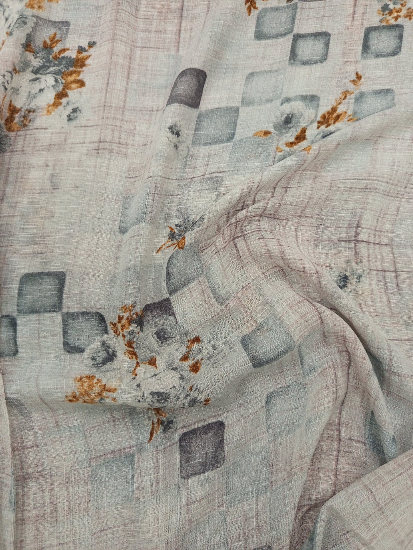 Luxe Lawn Printed Grey Hijab