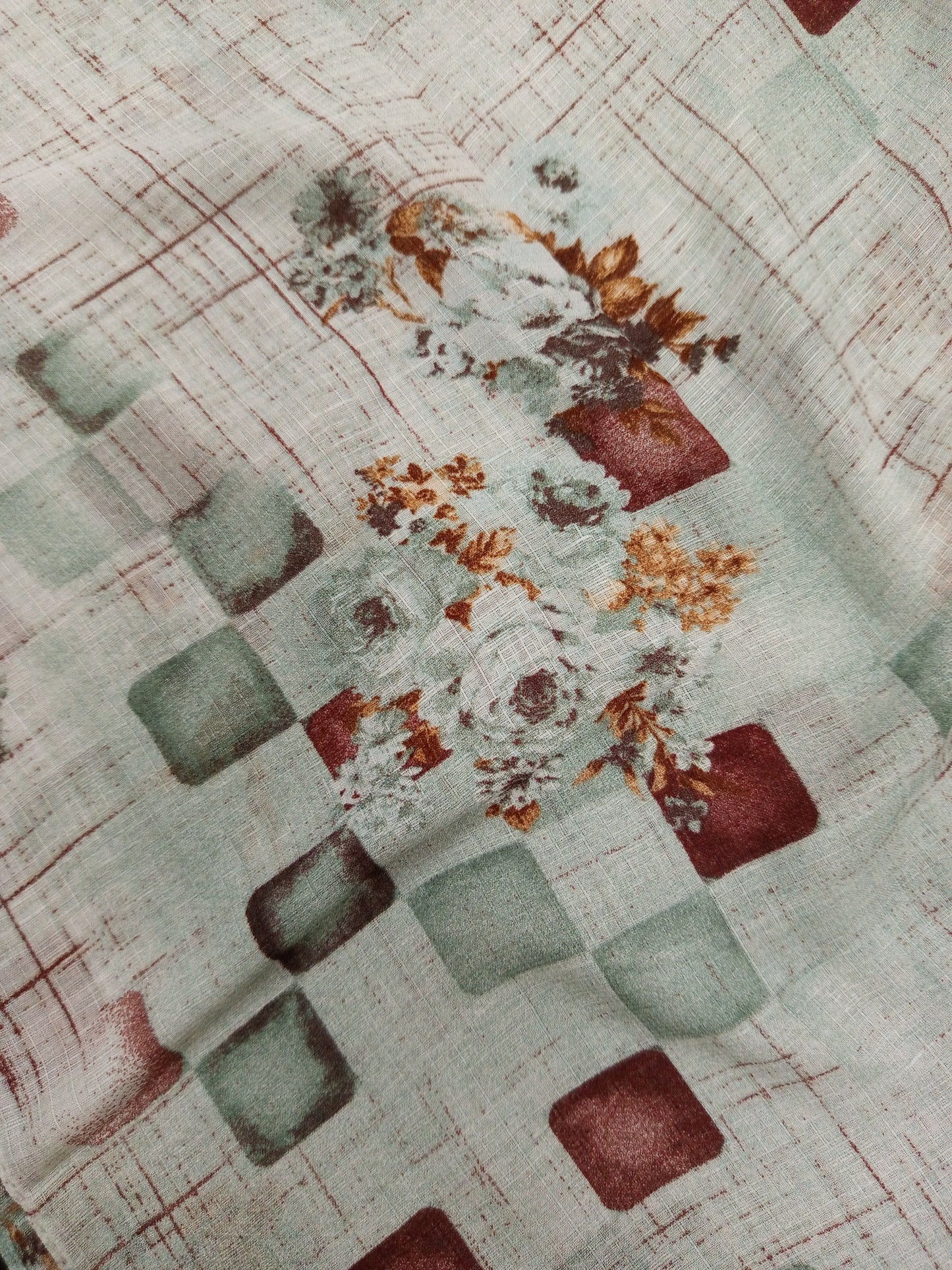 Luxe Lawn Printed Light Green Hijab