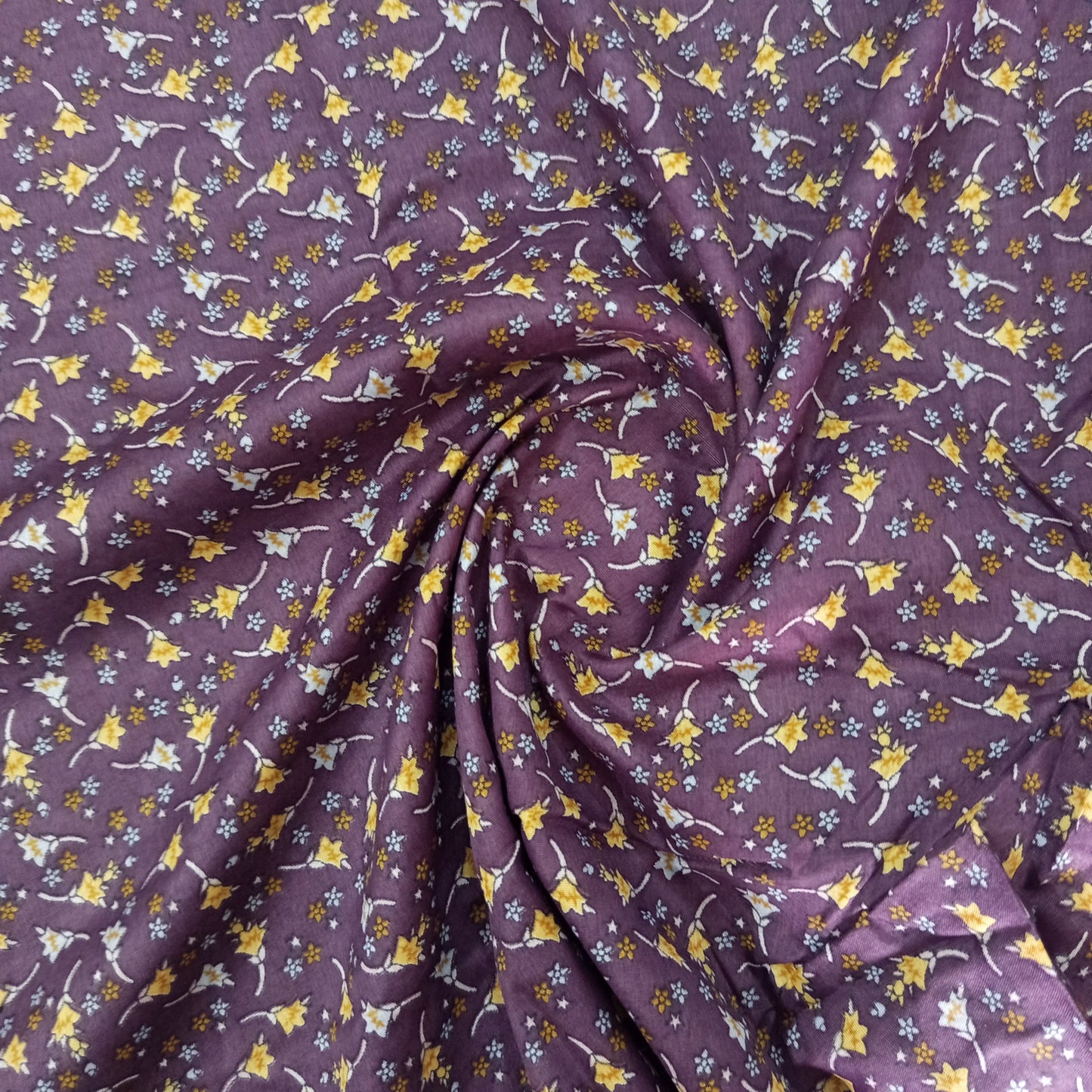 Full Length Printed Namaz Chaddar with Sleeves - Purple Printed