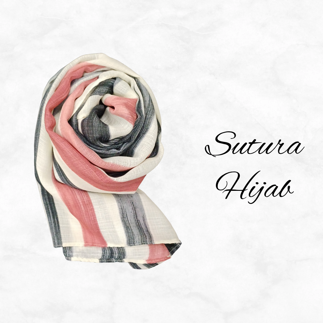 Sutura Printed Pink Hijab