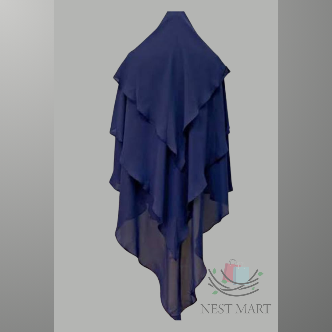 3 Layer Khimar with Niqab