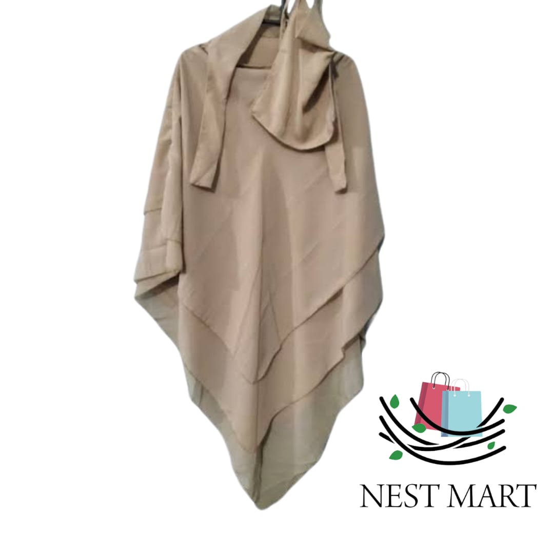 3 Layer Khimar with Niqab