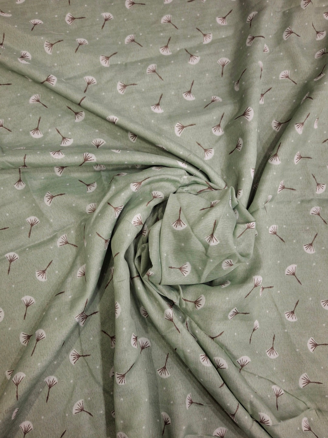 Green Printed Full Length Namaz Chaddar with Sleeves