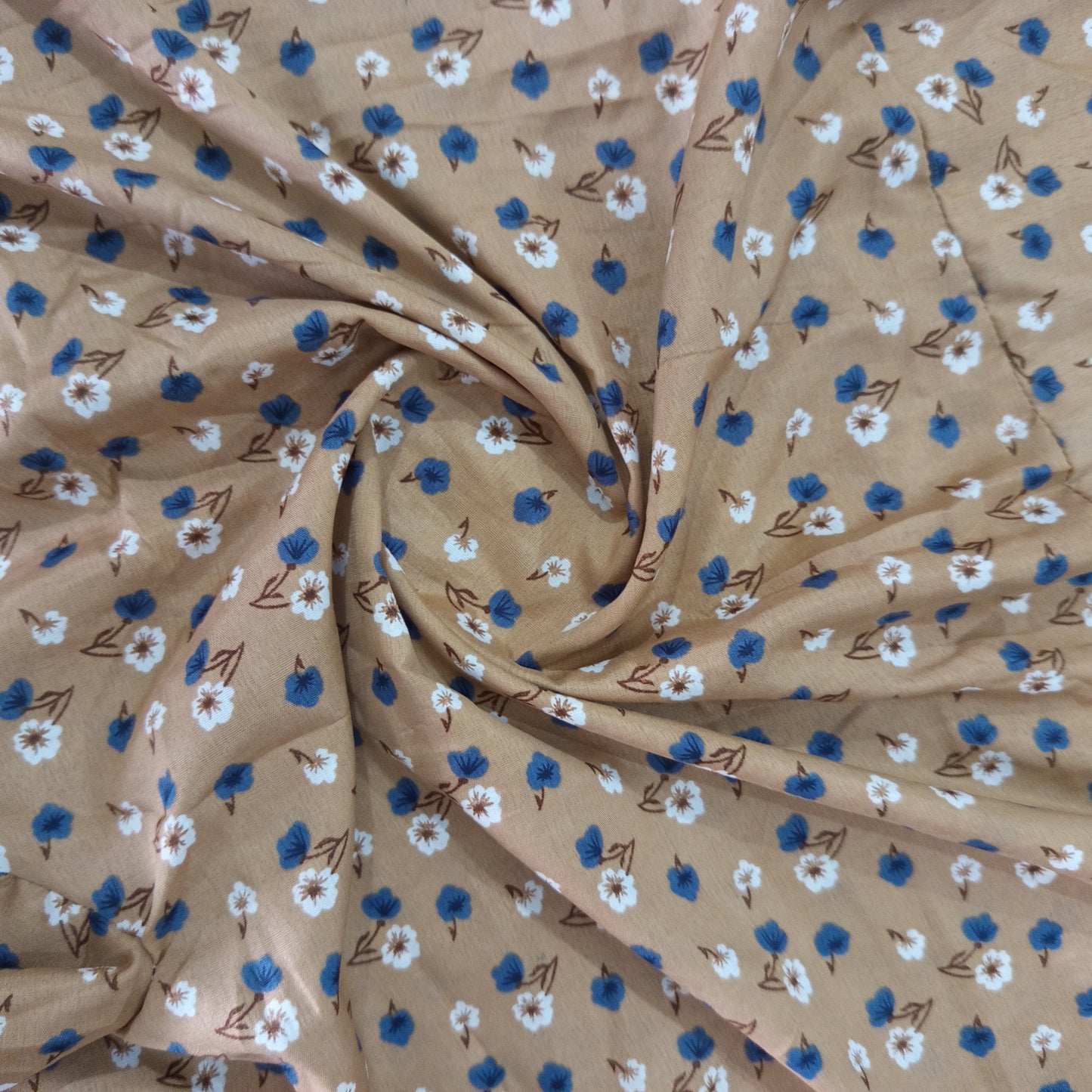 Full Length Random Printed Namaz Chaddar with Sleeves and Adjustable Naqab