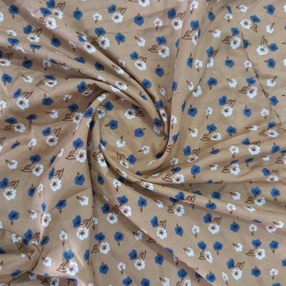 Full Length Random Printed Namaz Chaddar with Sleeves and Adjustable Naqab