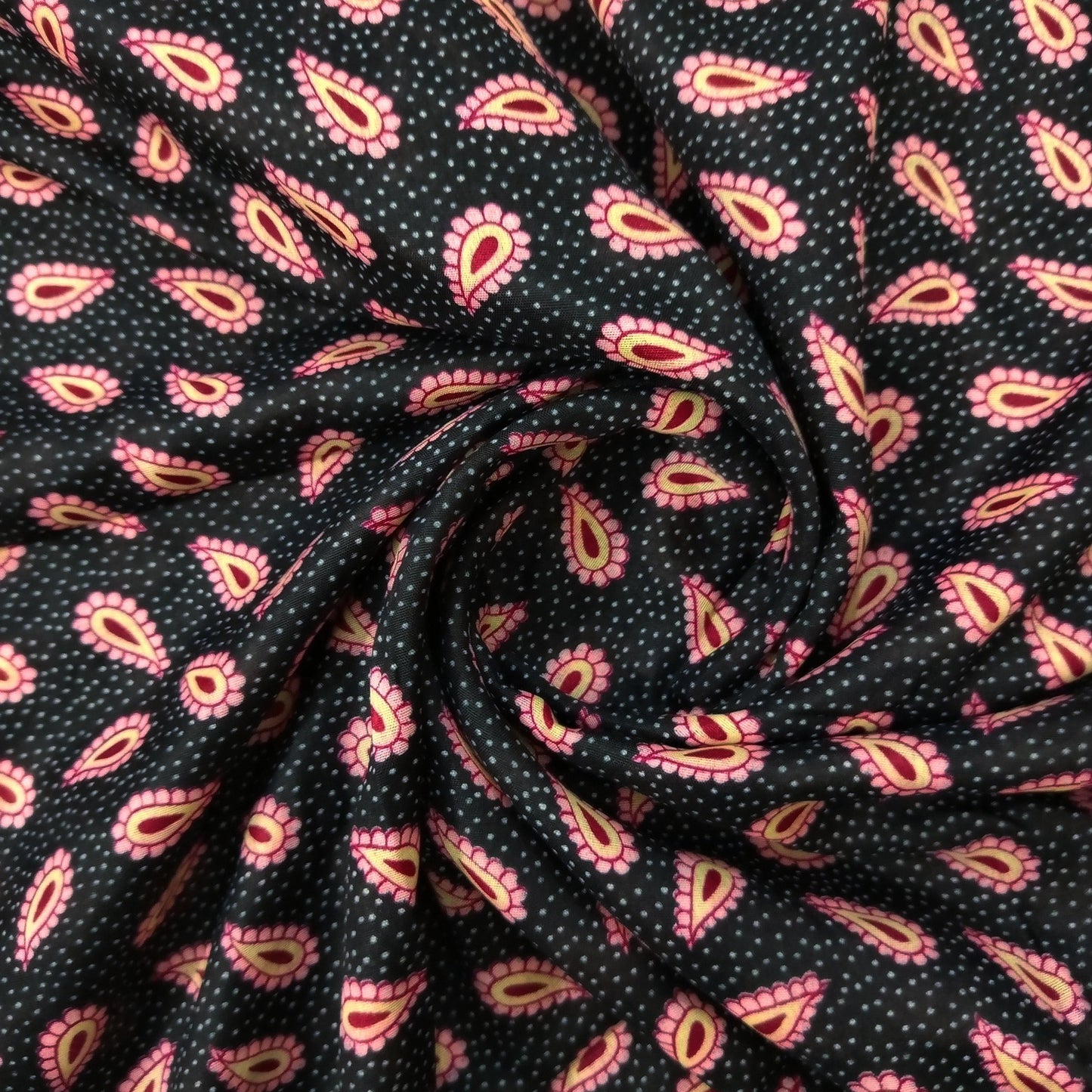 Full Length Random Printed Namaz Chaddar with Sleeves and Adjustable Naqab