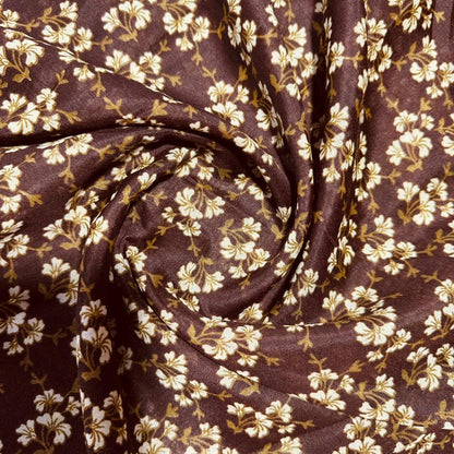 Full Length Random Printed Namaz Chaddar with Sleeves and Adjustable Naqab