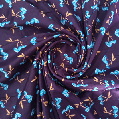 Full Length Random Printed Namaz Chaddar with Sleeves and Adjustable Naqab