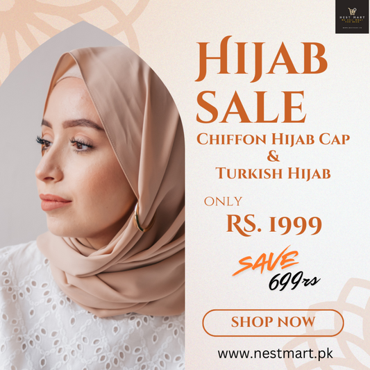 Deal 1: Chiffon Hijab Cap and Turkish Hijab