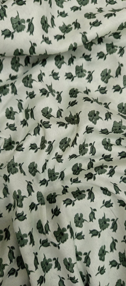 Green Printed Full Length Namaz Chaddar with Sleeves