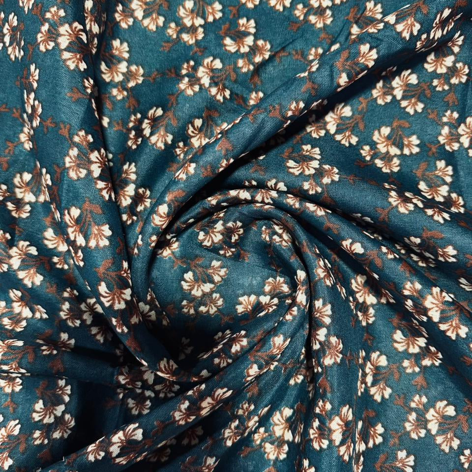 Full Length Random Printed Namaz Chaddar with Sleeves and Adjustable Naqab