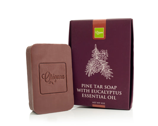 Pine Tar Soap with Eucalyptus Essential Oil