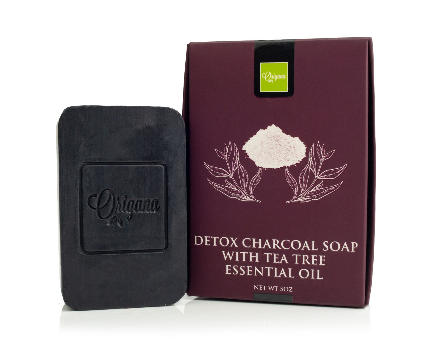 Detox Charcoal Soap with Tea Tree Essential Oil