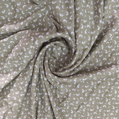 Full Length Random Printed Namaz Chaddar with Sleeves and Adjustable Naqab