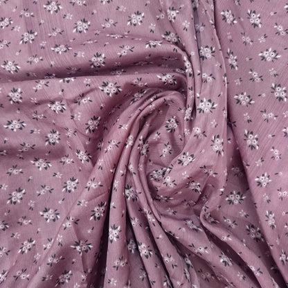 Full Length Printed Namaz Chaddar with Sleeves - Purple Printed