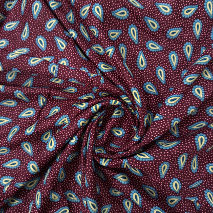 Full Length Random Printed Namaz Chaddar with Sleeves and Adjustable Naqab