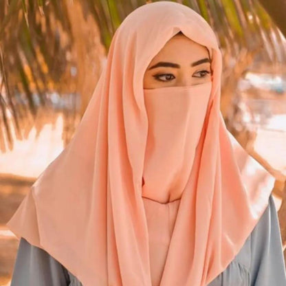 Misri Hijab with Naqab | مصری حجاب | Nest Mart