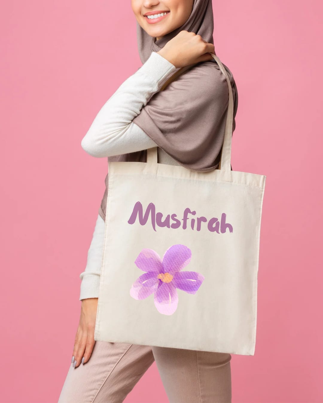 Hand Painted Tote Bag