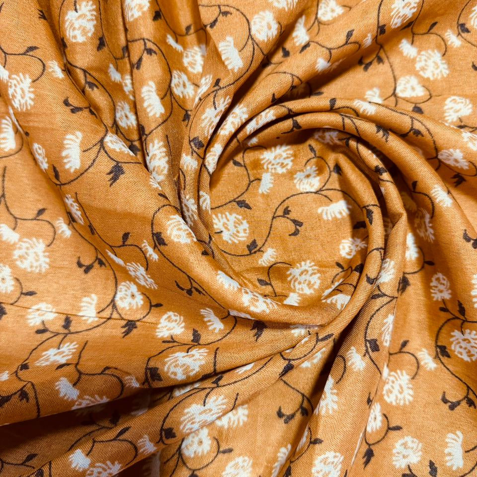 Full Length Random Printed Namaz Chaddar with Sleeves and Adjustable Naqab