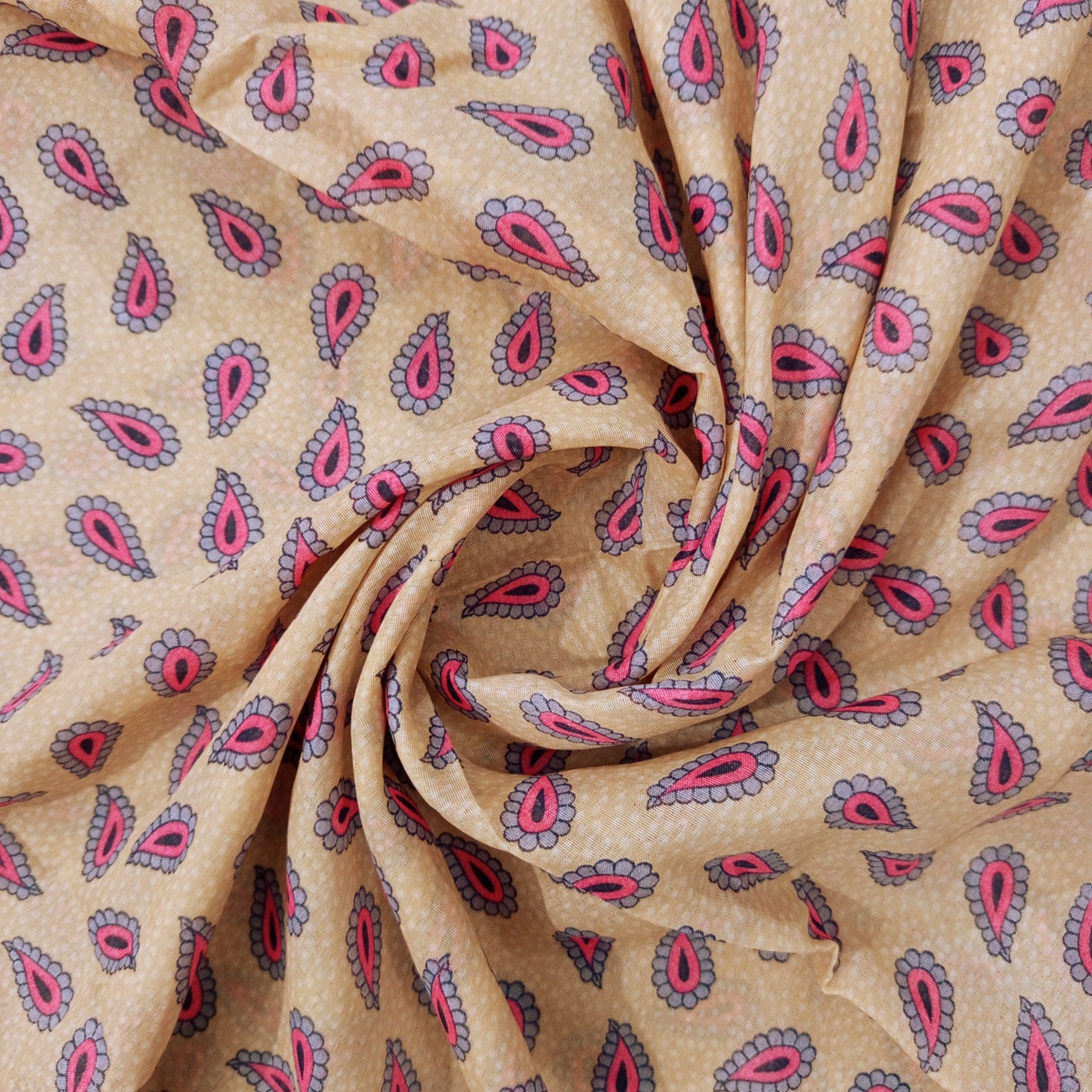 Full Length Random Printed Namaz Chaddar with Sleeves and Adjustable Naqab