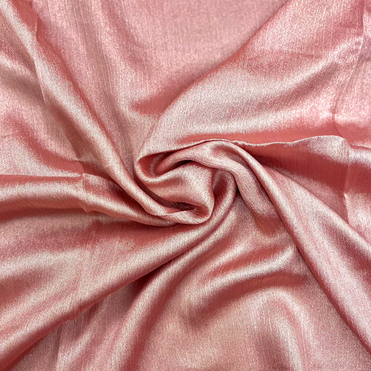 Crinkle Chiffon Hijab - Rose Gold