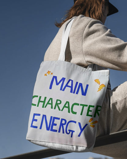 Hand Painted Tote Bag