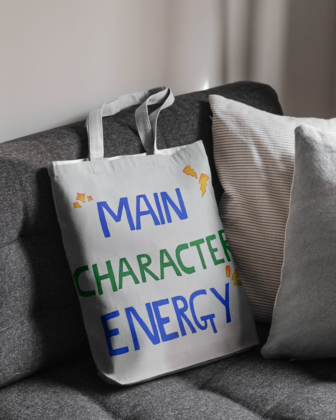 Hand Painted Tote Bag