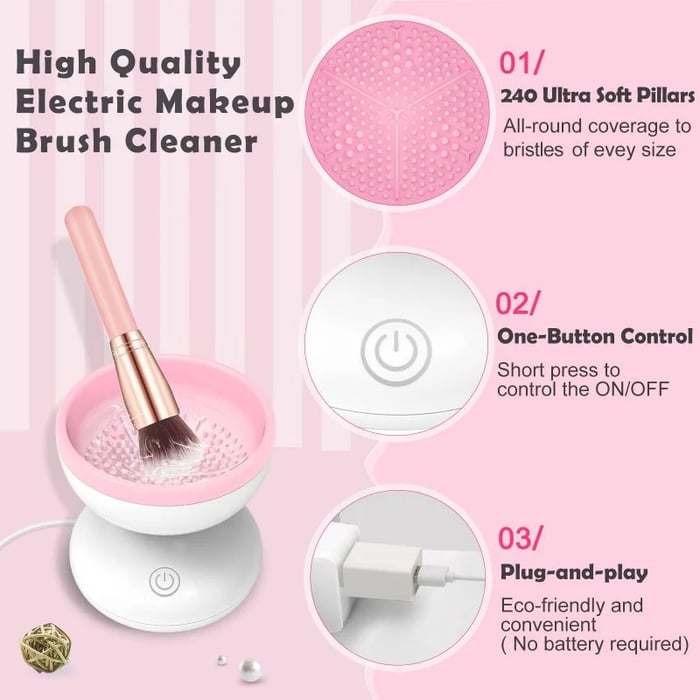 Automatic Makeup Brush Cleaner Eyeshadow Brush Cleaning Tool