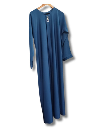 Navy Blue Color Buckle Abbaya
